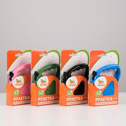 Рулетка Комфорт перламутровая, 3 м, до 12 кг, микс цветов - Пижон фото 4