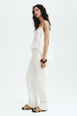 Barrel Leg Regular Waist Jeans - H&m фото 5