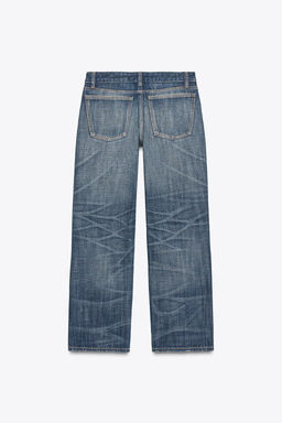 TRF STRAIGHT CROP MID-WAIST JEANS - Zara фото 10