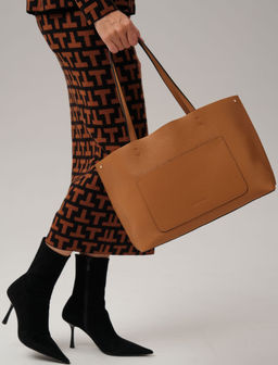 Сумка Deboro 30885 коричневый лист