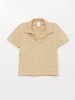 Polo Yaka K?sa Kollu Basic Erkek Bebek Ti??rt ve ?ort 2li Tak?m - Waikiki фото 2