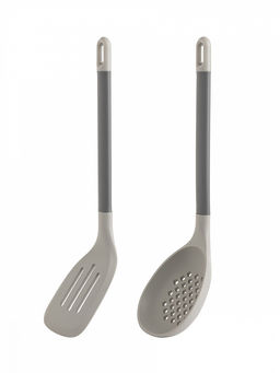 Набор кухонных принадлежностей из 2 шт. серый силикон, нейлон, ПП