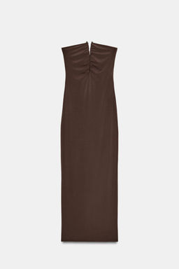 STRAPLESS DRESS - Zara фото 5