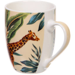 Цена за 2 шт. Кружка керамическая 350мл "Животный мир"