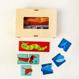 Пазл тройной Собери картинку (головоломка) - Лесная мастерская фото 7