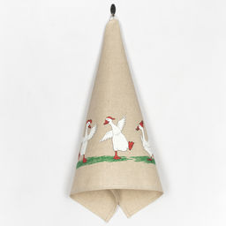 24С26-ШР/р.п. 46*60 Полотенце Гуси 1 цв. 1 рис. 986