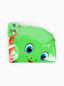 Воздушные шары фольгированные 22" «Черепашка», набор 5 шт., с палочкой