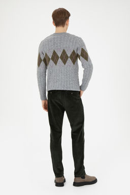 Мужские темно-зеленые брюки из плотной ткани - U.s. polo assn фото 11