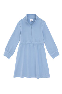 Голубое трикотажное платье для девочки Неожиданная скидка в корзине - U.s. polo assn фото 2