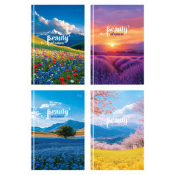 Бизнес-блокнот А6 64л. "Красота природы" ("BG", ББ6т64_лг 09880) глянцевая ламинация