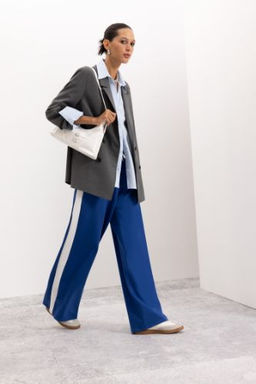 Coool Wide Leg Genis Bol Paca Esofman Alt? Beli Lastikli Bagc?kl? Seritli