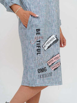 Туника женская, цвет зеленый