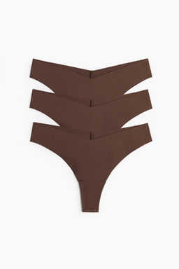 Pack de 3 bragas Brazilian efecto invisible