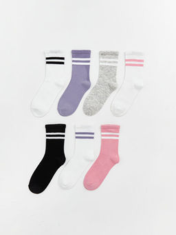 ?izgili K?z ?ocuk Soket ?orap 7li