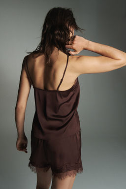 Pijama de sat?n con encaje - H&m фото 4