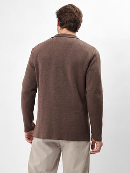 Кардиган мужской GREG G136-KF-коричневый 525 фото 6