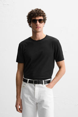 BASIC SLIM FIT T-SHIRT - Zara фото 11