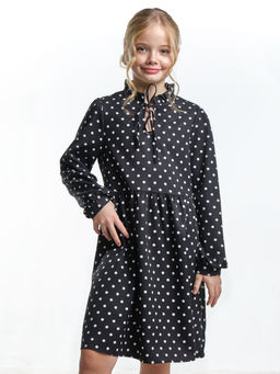 Платье для девочки нарядное UD 7411 черный горох - Mini maxi фото 6