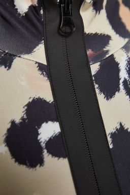 TRENDYOLMILLA Leopar Desenli Yuzucu Fermuarl? Uzun Kollu Regular Mayo TBESS21MA0215  фото 7