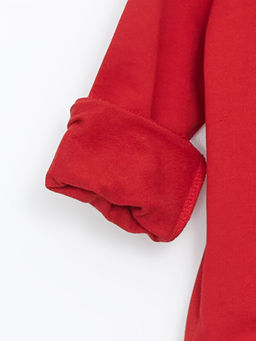 Kap??onlu Liverpool Bask?l? Erkek ?ocuk Sweatshirt