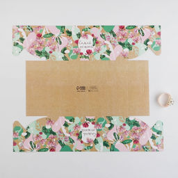 Цена за 5 шт. Коробка для капкейка, кондитерская упаковка, 6 ячеек «Самой нежной», 23 х 16 х 10 см