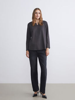 Bisiklet Yaka Kad?n Ti??rt