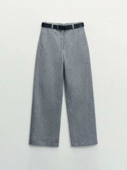 Прямые брюки с ремнем / Zarina