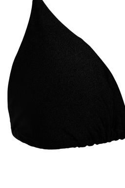 Siyah Ucgen Yuksek Bel High Leg Regular Bikini Tak?m? TBESS24BT00034