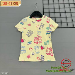Футболка для девочки с рисунком