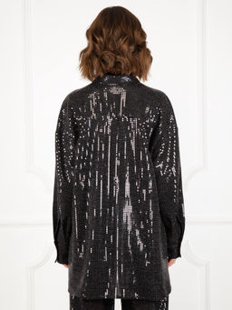 Рубашка женская ZZ-WS020201-99 black - Eleganzza фото 2