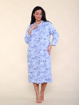 М37 Сорочка теплая футер (сиреневый) - Иванушка-трикотаж фото 5