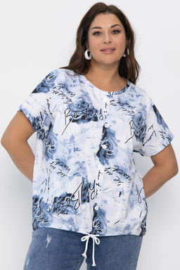Блуза Велес (синяя) Б13758-20М - Lt collection фото 6
