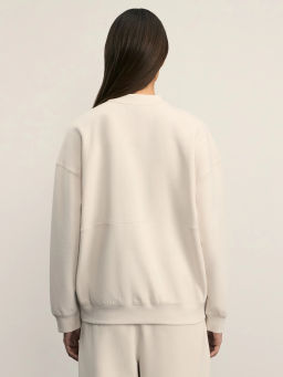 Толстовка на молнии с декоративными швами / Zarina  фото 4