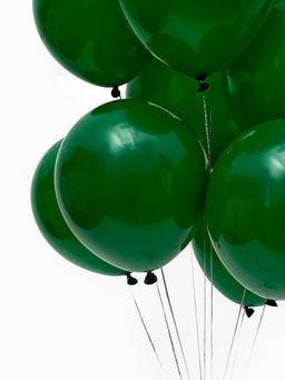 Воздушные шары латексные 12" "Темный зеленый" набор 100 штук