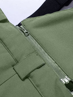 Горнолыжный костюм Valianly детский для мальчика цвета хаки 9201Kh  фото 11