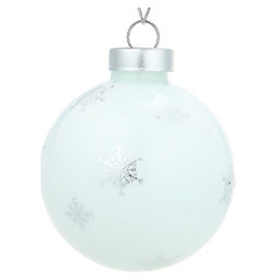 Новогоднее украшение. Елочный стеклянный шар "Грация" 6см