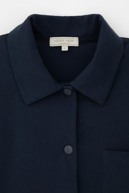 ЕВТ 3280/индиго рубашка жен