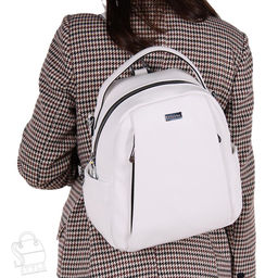 Рюкзак женский 670075-1 white Velina Fabbiano-Safenta/30 в Новосибирске