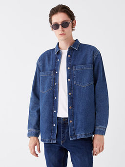 Standart Kal?p Erkek ??i Kapitoneli Jean Ceket