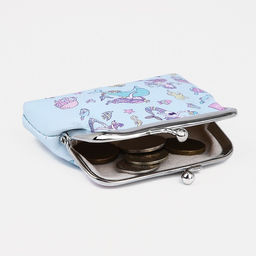 Кошелёк на фермуаре, цвет голубой - Simaland фото 2