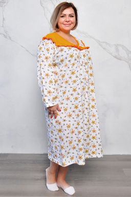 Арт. 2540 Ночная сорочка с дл. рукавом Цвет:ассорти - Калинка фото 3