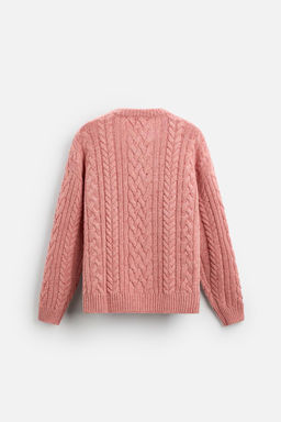 WOOL CABLE-KNIT SWEATER - Zara фото 8
