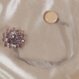 Цена за 2 шт. Подхват для штор «Гроздь», d = 4,5 см, цвет серый