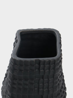 Ваза настольная керамика "Джорадо" 20х11 см, чёрный