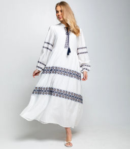 Платье #КТ88813 (1), белый - Dommod фото 2