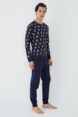 TRENDYOL MAN Cok Renkli Regular fIT Orme Pijama Tak?m? TMNAW25PT00072 - Trendyolmilla фото 4