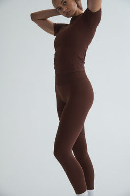 Camiseta de deporte Seamless Slim Fit con DryMove - H&m фото 9