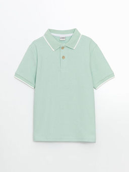 Polo Yaka Dokulu Erkek ?ocuk Ti??rt