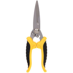 Секатор-ножницы садовые 8" (20см) "Фортуна" пластиковые прорезиненные ручки ДоброСад