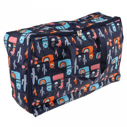 Сумка-органайзер для хранения подушек/одеял/белья/одежды 57х23х38см, ткань Оксфорд, водонепроницаемая, на молнии, цвета микс (Китай) - Домашняя мода фото 4